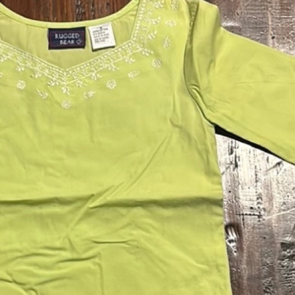 RUGGED BEAR NWOT GIRLS TOP SHIRT BOUTIQUE FALL COTTON SUMMER TOPS WINTER SIZE 4 - Picture 6 of 6